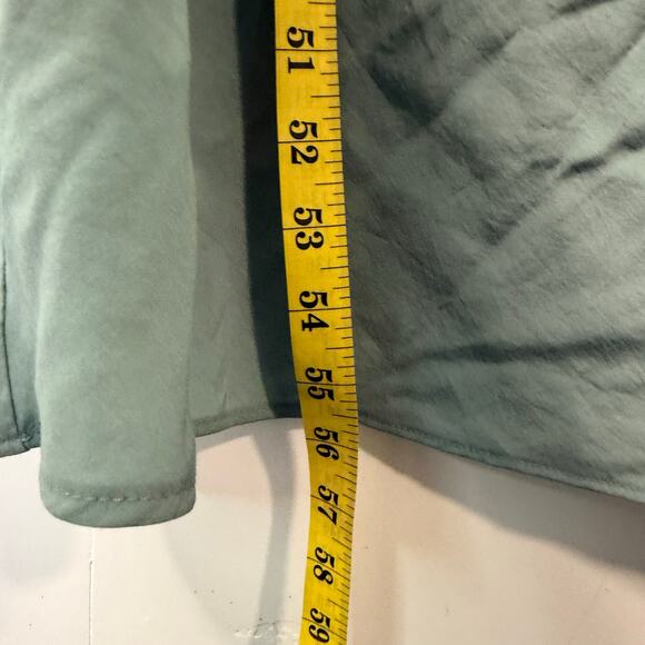 Abercrombie & Fitch Women's High Neck Column Dress Midi Blue Medium - Picture 7 of 8